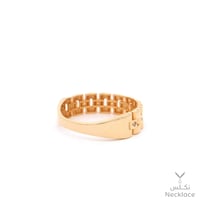 خاتم ذهب عيار 21 (RNLZ.0303)