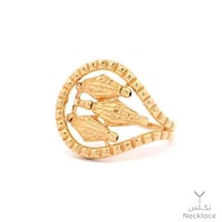 خاتم ذهب عيار 21 (RNLZ.0307)