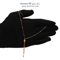 سبحة ذهب تصميم ناعم للنساء عيار 21 (NC.5768)