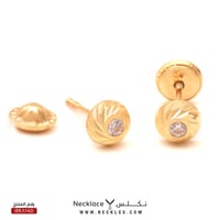 حلق ذهب اطفال طبي عيار 18 (ER.5142)