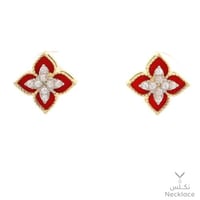 حلق ذهب عيار 18 (ER.5321)