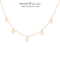 قلادة ذهب عيار 18 (NC.5610)