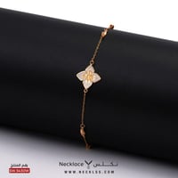 أسوارة ذهب بشكل الوردة عيار 21 (SW.5430W)
