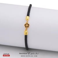 سوارة ذهب تصميم ذهرة عيار 18 (SW.5541)