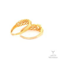 خاتم ذهب لازوردي عيار 21 (RNLZ.0416)