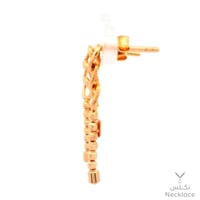 حلق ذهب عيار 21 (ER.5206)