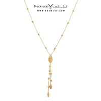 سبحة ذهب تصميم ناعم للنساء عيار 21 (NC.5768)