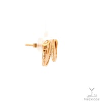 حلق ذهب عيار 21 (ER.0583)