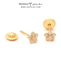 حلق ذهب اطفال طبي عيار 18 (ER.5136)