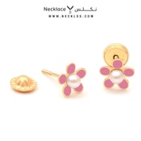 حلق ذهب اطفال طبي عيار 18 (ER.5138)