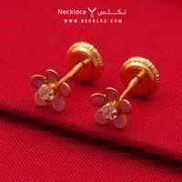 حلق ذهب اطفال طبي عيار 18 (ER.5144)