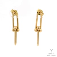 حلق ذهب عيار 18 (ER.5089)