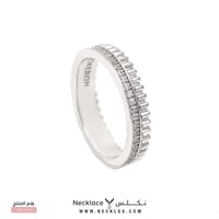 خاتم ذهب ابيض عيار 18 (RND.0003)