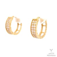 حلق ذهب عيار 18 (ER.5066)