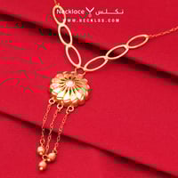 قلادة ذهب عيار 21 فخمة جداً (NC.1446)