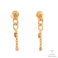 حلق ذهب عيار 21 (ER.5206)