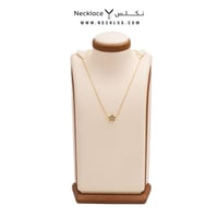 قلادة ذهب عيار 18 نجمة بيضاء (NC.5710W)