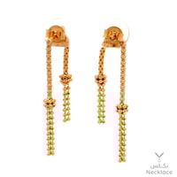 حلق ذهب عيار 21 (ER.5193)