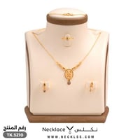 طقم ذهب عيار 21 تناغم فاخر بين الأناقة والتفاصيل(T...