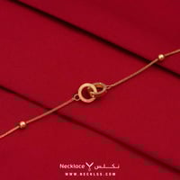 أسوارة دوار متصله ذهب عيار 18 (SW.5433)