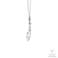 قلادة ذهب أبيض عيار 18 (NC.5511)