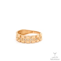 خاتم ذهب عيار 21 (RNLZ.0303)