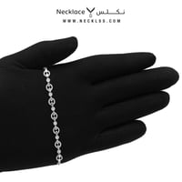 اسوارة ذهب ابيض عيار 18 (SWLZ.0083)