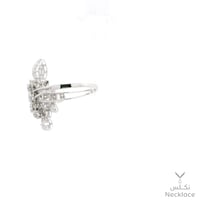 خاتم ذهب أبيض عيار 18 (RN.5231)