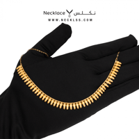 قلادة الياسمين ذهب (NC.0625)