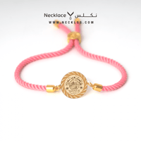 اسوارة ذهب الجنيه بالحبل المبروم، من الذهب الخالص...