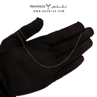 سلسال ذهب عيار21 متألق وفخم (SL.0056)