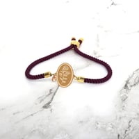 اسوارة ذهب سبيكة الورد البيضاوي بالحبل المبروم، من...