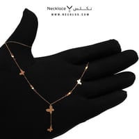 قلادة ذهب عيار 21 مزيج بين الاناقة والبساطة (NC.57...