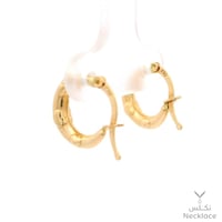 حلق ذهب عيار 18 (ER.5290)