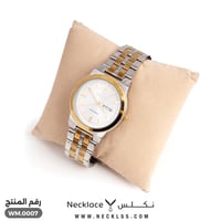 ساعة يد وينكس رجالية بلون فضي وذهبي (WM.0007)