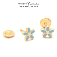 حلق ذهب اطفال طبي عيار 18 (ER.5145)