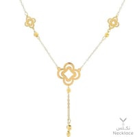 قلادة ذهب عيار 21 بلمسة رقيقة فاخرة (NC.5600)