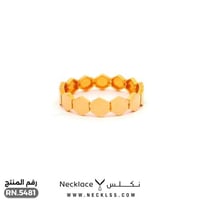 دبلة ذهب عيار 21 (RN.5481)