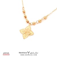 قلادة ذهب عيار 21 أنيقة (NC.1434)
