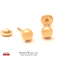 حلق ذهب اطفال طبي عيار 18 (ER.5100)