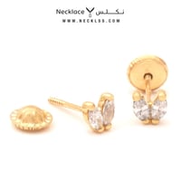 حلق ذهب اطفال طبي عيار 18 (ER.5127)