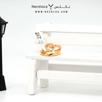 خاتم ذهب لازوردي (RNLZ.0105)