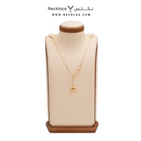 قلادة ذهب عيار 18 قلب يجمع بين الفخامة والأنوثة (N...