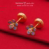 حلق ذهب اطفال طبي عيار 18 (ER.5144)