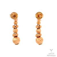 حلق ذهب عيار 21 (ER.0576)