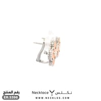 حلق ذهب تصميم زهرة أنيق (ER.5398)