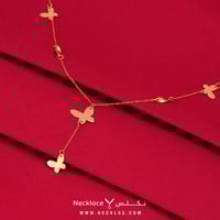 قلادة ذهب عيار 21 مزيج بين الاناقة والبساطة (NC.57...