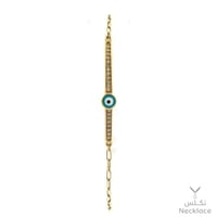 اسوارة ذهب عيار 18 الأنيقة الرائعة (SW.0595)