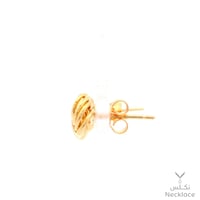 حلق ذهب عيار 18 المتألق (ER.5242)