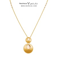 سبحة ذهب عيار 21 بتصميم دائري أنيق وفاخر (NC.5848)